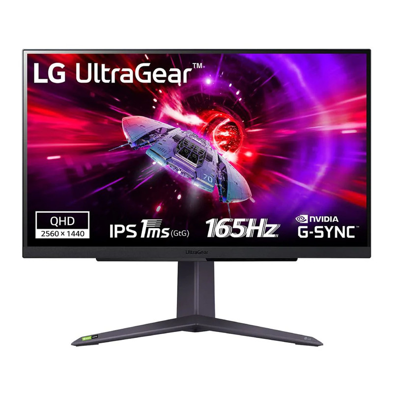 LG UltraGear 27GR75Q-B 27" 165Hz QHD Flat Gaming Monitor - شاشة ألعاب